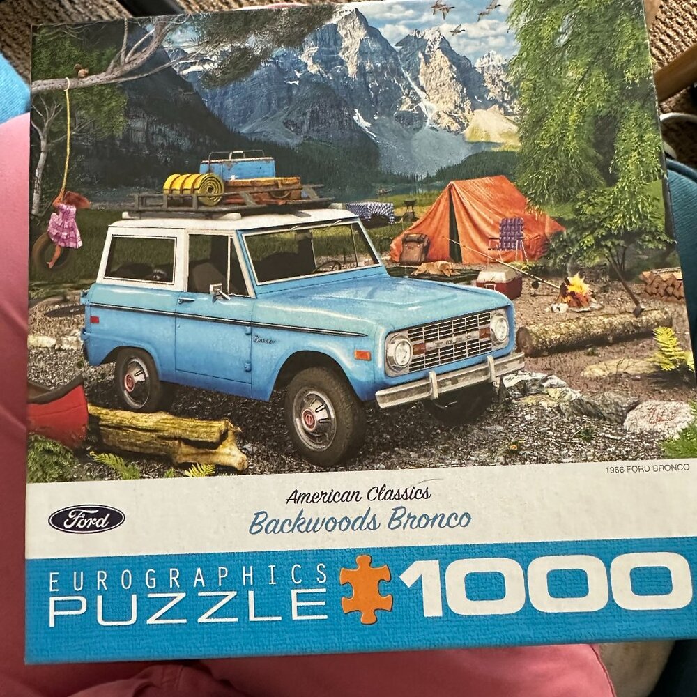 EuroGraphics Backwoods Bronco Automobile Classics 1000 Piece‎ Jigsaw Puzzle New